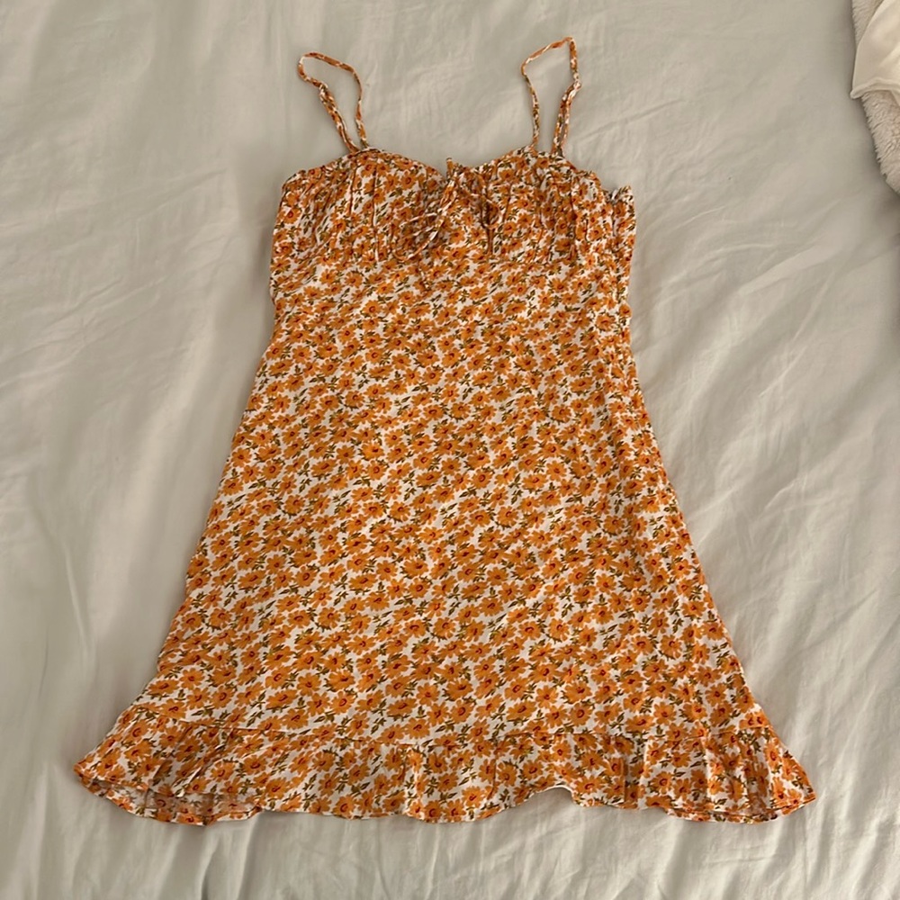 vintage princess polly floral mini dress size 4